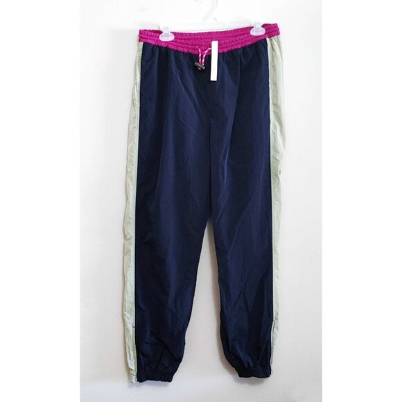 Lululemon Evergreen Track Pants Navy/Cafe/Ripened Raspberry Size 10 Windbreaker - Picture 1 of 6